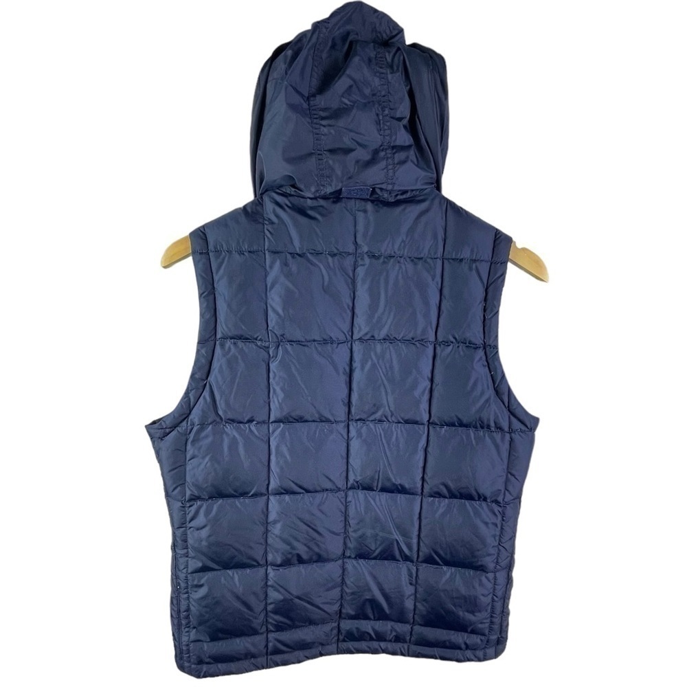 Abercrombie Goose Down Feather Puffer Vest Blue Size Medium - Picture 6 of 11